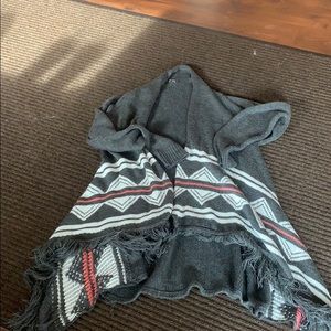 Tribal design cardigan